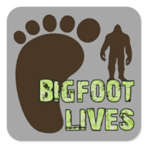 Bigfoot Lives Stickers