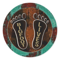 Bigfoot Lives Stickers