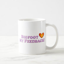 Bigfoot Loves My Feedback - Basic Mugs