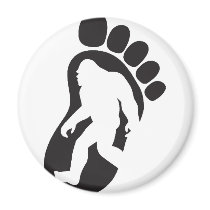 Bigfoot Fridge Magnet
