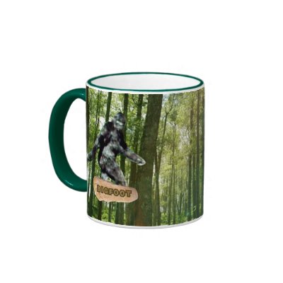 Bigfoot Mug by cryptozoologyshop