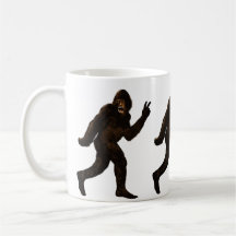 Bigfoot Peace Coffee Mug