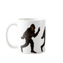 Bigfoot Peace Coffee Mug