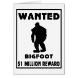 Bigfoot quiso el poster felicitacion 
