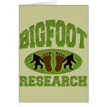 Bigfoot Research Greeting Cards