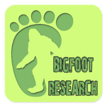 Bigfoot Research Square Sticker
