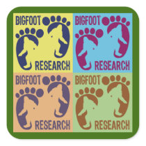Bigfoot Research Square Sticker