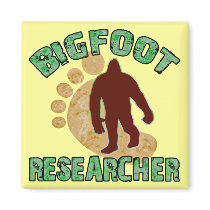 Bigfoot Researcher Refrigerator Magnet