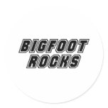 Bigfoot Rocks Stickers