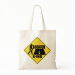 Bigfoot / Sasquatch Crossing Sign Bag