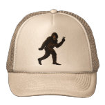 Bigfoot Sasquatch Peace Mesh Hat