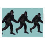 Bigfoot Sasquatch Yetti Greeting Cards