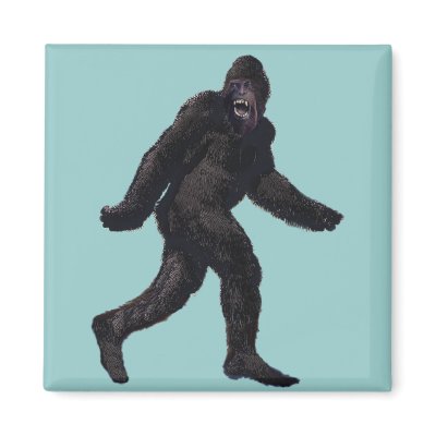 Bigfoot Sasquatch Yetti Refrigerator Magnets by IslandVintage
