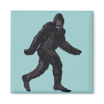 Bigfoot Sasquatch Yetti Refrigerator Magnets