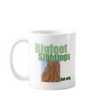 Bigfoot Sightings Logo Mugs