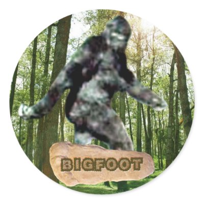 Bigfoot Sticker by cryptozoologyshop