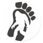 Bigfoot Round Sticker