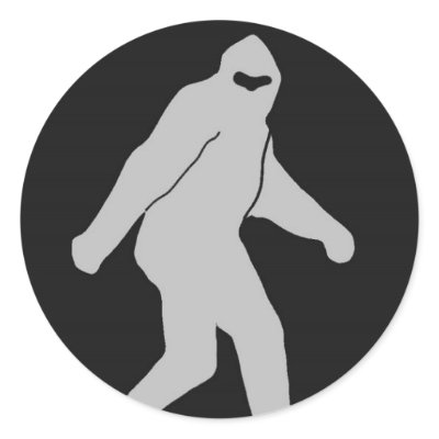 Bigfoot Sticker (Small) by EdNewcomer