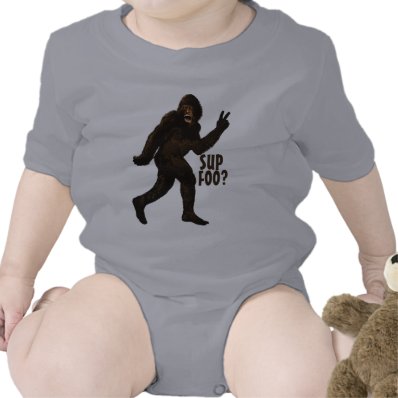 Bigfoot Sup Foo Baby Bodysuits