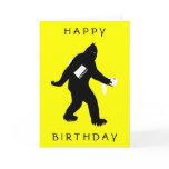 Bigfoot Surprised Card