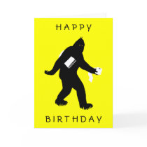 Bigfoot Surprised Card