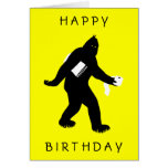 Bigfoot Surprised Card
