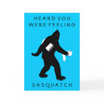 Bigfoot Surprised (Get Well) Cards
