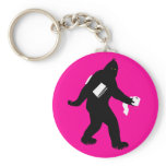 Bigfoot Surprised Key Chains