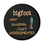 Bigfoot Undocumented Refrigerator Magnets