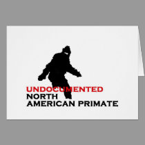 Bigfoot: undocumented north american primate. cards
