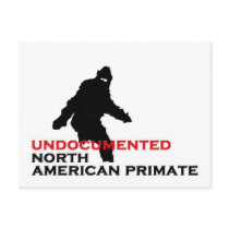BIGFOOT: UNDOCUMENTED NORTH AMERICAN PRIMATE postcards by zipflmeister BIGFOOT: UNDOCUMENTED NORTH AMERICAN PRIMATE postcards