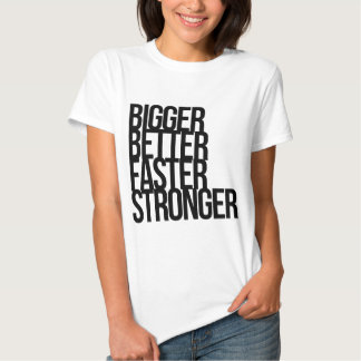 t shirt harder better faster stronger