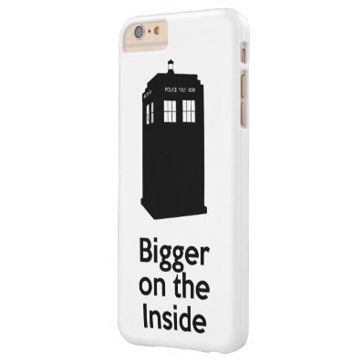 Bigger on the inside barely there iPhone 6 plus case