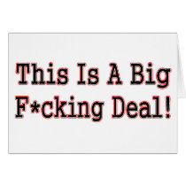 Bigggg Deal! Greeting Card