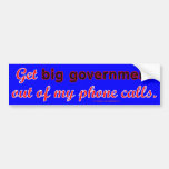 BigGovtPhone Bumper Stickers