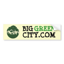 BIGGREENCITY.COM Bumper Sticker 1 bumper stickers