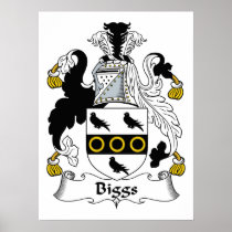 Biggs Family Crest Print