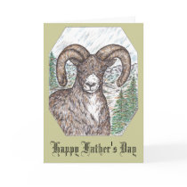 Bighorn card for Father's Day.
