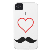 Bigote Case-Mate iPhone 4 Fundas