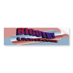 Bigotry Unwelcome Bumper Sticker