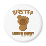 Bigstep Legend of Dubfoot FUNNY BIGFOOT DUBSTEP magnets