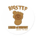 Bigstep Legend of Dubfoot FUNNY BIGFOOT DUBSTEP stickers