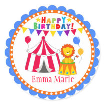 Bigtop Circus Labels Stickers