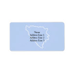 Bih (First Set Of Proposal 3), Bosnia and Herzegov Personalized Address Label
