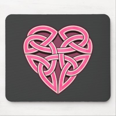 Bijii Heartknot Mousepad by jamieco