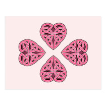 Bijii Heartknot Postcard postcards