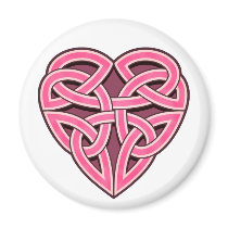 Bijii Heartknot Round Magnet magnets