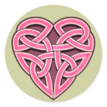 Bijii Heartknot Round Sticker