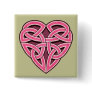 Bijii Heartknot Square Button