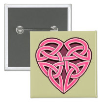 Bijii Heartknot Square Button buttons